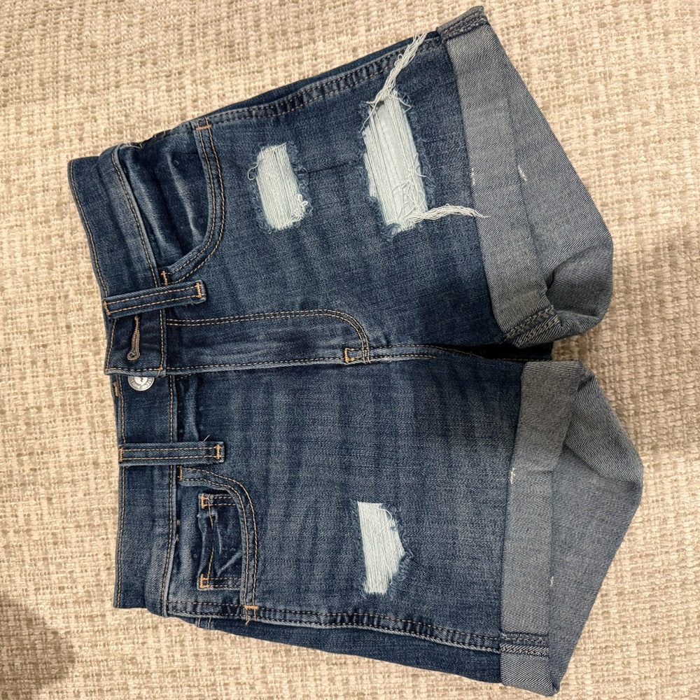 Hollister Blue Denim Shorts